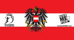 Österreich FAN Fahne